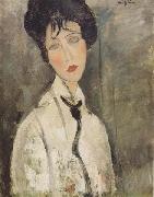 Amedeo Modigliani Femme a la cravate noire (mk38) china oil painting artist